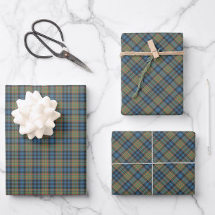 Feuille De Papier Cadeau Tartan ancien du clan MacLellan