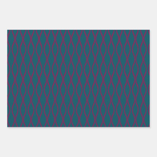 Feuille De Papier Cadeau Tatewaku traditional Japanese pattern modern (Devant)