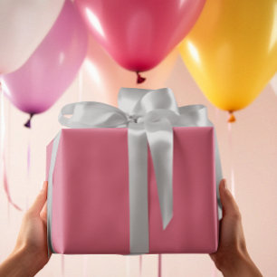 Feuille De Papier Cadeau Tendance Couleur Rose Pâle
