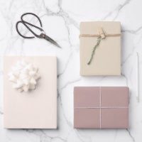 Terres Chic Tons Sable Crème Mauve Couleur Unie