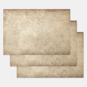 Feuille De Papier Cadeau Texture antique Vintage Sepia Rustic Decoupage