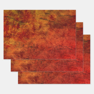 Feuille De Papier Cadeau Texture Vintage Burnt Orange Brown Antique