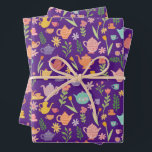 Feuille De Papier Cadeau Thé Party Anniversaire Mariée Pâques Printemps Flo<br><div class="desc">Joli emballage cadeau personnalisé. Œuvre d'art faite à la main pour vous ! Parfait pour une fête de thé,  une douche de mariée,  une soirée entre filles,  une fête de fiançailles,  Pâques,  la fête des mères ou un anniversaire.</div>