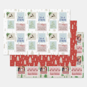 Feuille De Papier Cadeau Timbres de potage Photos et Doodle de pin