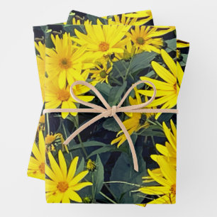 Feuille De Papier Cadeau Topinambour