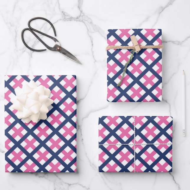 Feuille De Papier Cadeau Total Diva Neoplaid (Recto)