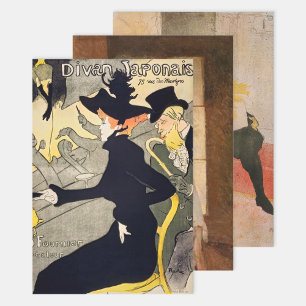 Feuille De Papier Cadeau Toulouse-Lautrec - Sélection de chefs-d'oeuvre