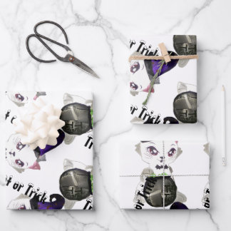 Feuille De Papier Cadeau Treat or Trick,