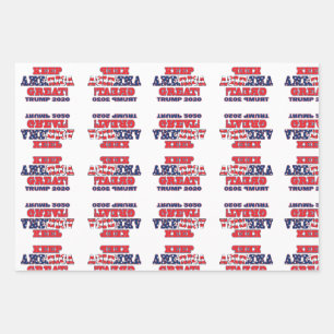 Feuille De Papier Cadeau Trump 2020