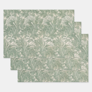 Feuille De Papier Cadeau Tulipe par William Morris, Art floral vintage