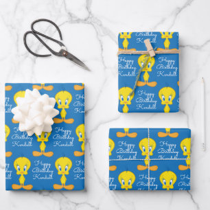 Feuille De Papier Cadeau TWEETY™ Petit Oiseau Innocent