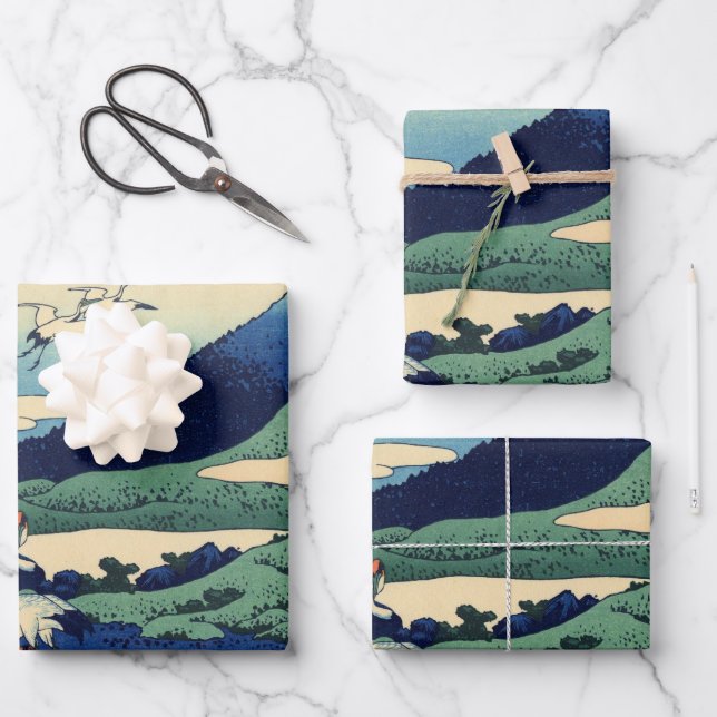 Feuille De Papier Cadeau Umegawa dans la province de Sagami Poster (Recto)