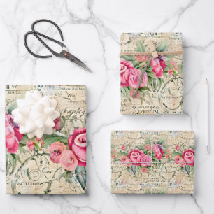 Feuille De Papier Cadeau Un Ephémère français série 26