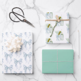 Feuille De Papier Cadeau Un garçon tini