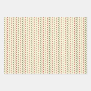 Feuille De Papier Cadeau Un Noël rétro