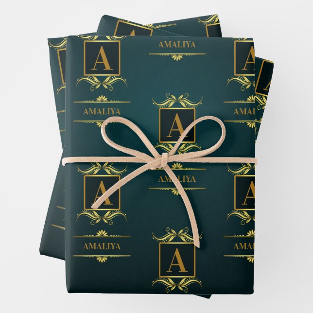 Feuille De Papier Cadeau Une coutume simple, personnalisée et unique (En situation)