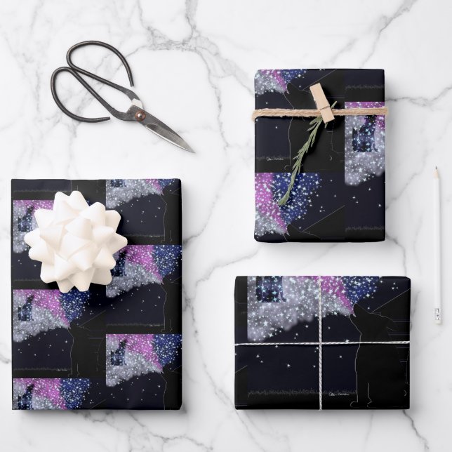 Feuille De Papier Cadeau Une nuit d'été avec Sirius (Recto)