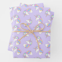 Unicorne fête d'anniversaire violet