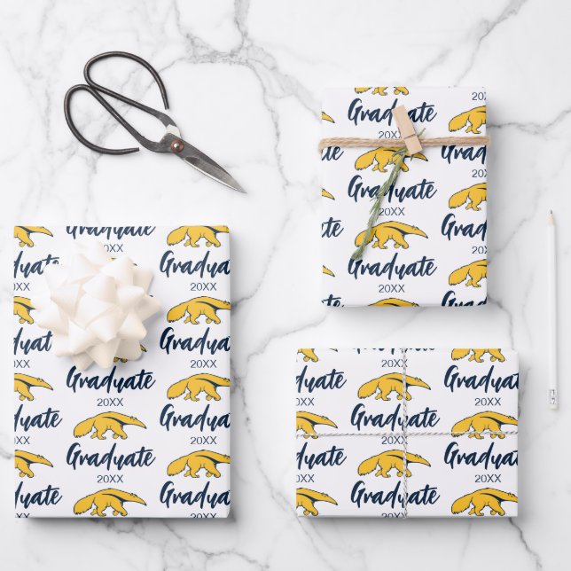 Feuille De Papier Cadeau Université de Californie, Irvine Anteater (Recto)