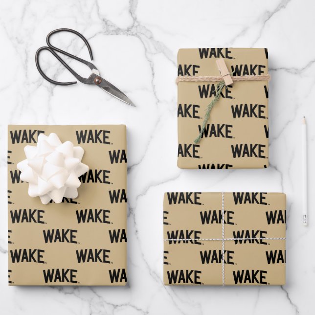 Feuille De Papier Cadeau Université Wake Forest | Arche de réveil (Recto)