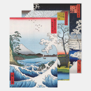 Feuille De Papier Cadeau Utagawa Hiroshige - Sélection de chefs-d'oeuvre