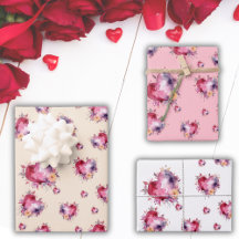 Valentine Splash of Hearts Motif