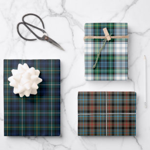 Feuille De Papier Cadeau Variations Clan Campbell Tartan