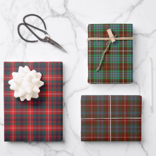 Feuille De Papier Cadeau Variations de tarte Clan Fraser