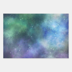 Feuille De Papier Cadeau Ventilateur Galaxy, Garçons Filles & Enfants, Espa