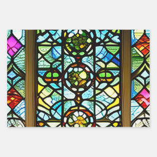 Feuille De Papier Cadeau Verre tendu