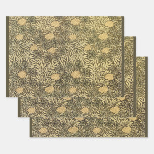 Feuille De Papier Cadeau Vigne par William Morris, motifs textiles vintage