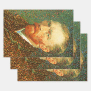 Feuille De Papier Cadeau Vincent van Gogh - Autoportrait de Van Gogh