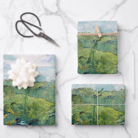 Vincent van Gogh Green Blé Fields, Auvers Poster