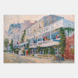 Feuille De Papier Cadeau Vincent van Gogh - Le Restaurant de la Sirene