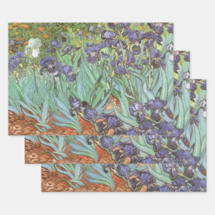 Feuille De Papier Cadeau Vincent van Gogh - Les Iris
