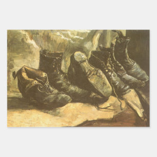 Feuille De Papier Cadeau Vincent van Gogh - Nature morte Trois paires de ch