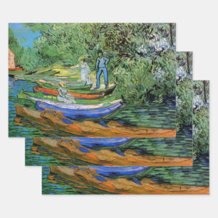 Feuille De Papier Cadeau Vincent van Gogh - Rive de l'Oise à Auvers