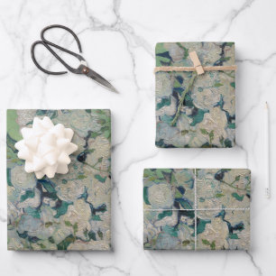 Feuille De Papier Cadeau Vincent Van Gogh "Roses"