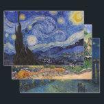 Feuille De Papier Cadeau Vincent Van Gogh - Sélection de chefs-d'oeuvre<br><div class="desc">Vincent Van Gogh - Sélection de chefs-d'oeuvre</div>