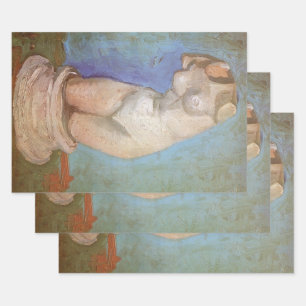 Feuille De Papier Cadeau Vincent van Gogh - Statuette de plâtre Torse fémin