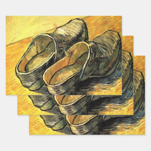 Feuille De Papier Cadeau Vincent van Gogh - Une paire de cloches en cuir