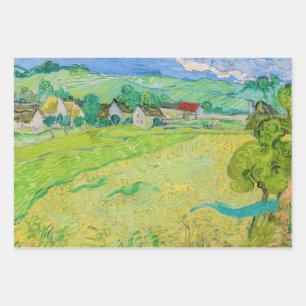 Feuille De Papier Cadeau Vincent van Gogh - Vue des Vessenots près d'Auvers