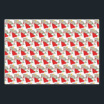 Feuille De Papier Cadeau Vintage Christmas Kittens<br><div class="desc">adorable chatons de Noël rétro</div>