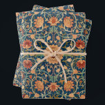 Feuille De Papier Cadeau Vintage Christmas, William Morris<br><div class="desc">Un super élégant papier d'emballage vintage William Morris Noël. Holland Park motif. Éloignez-vous de la foule avec ce design unique.</div>