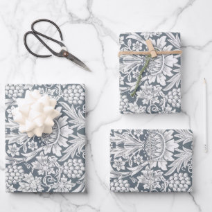 Feuille De Papier Cadeau Vintage Floral William Morris Willow Sunflower