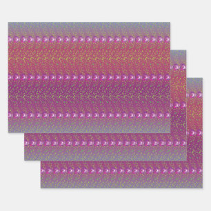 Feuille De Papier Cadeau Vintage Sunset Floral Violets fond d'écran motif