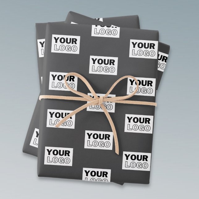 Feuille De Papier Cadeau Votre conception d'image ou logo d'entreprise en m (Créateur téléchargé)