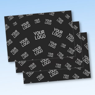 Feuille De Papier Cadeau Votre conception, photo ou logo d'entreprise en mo