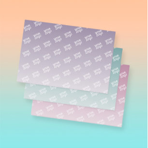 Feuille De Papier Cadeau Votre logo est automatiquement masqué Couleurs m