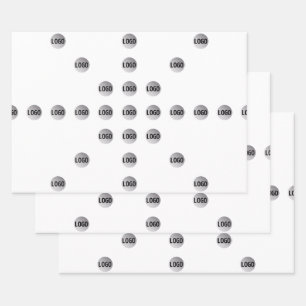 Feuille De Papier Cadeau Votre logo ou toute image téléchargée Motif d'ét